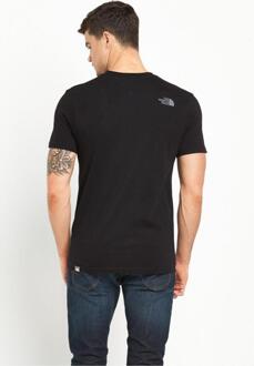 The North Face Heren T Shirt SS Easy Tee Zwart