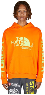 The North Face Hoodie met grafische print The North Face , Orange , Heren - S