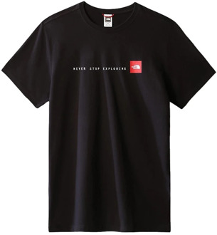 The North Face Klieke Logo T-shirt The North Face , Black , Heren - L,M,S