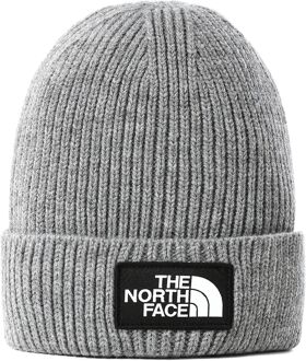 The North Face Logo Box Muts (fashion) - Maat One size  - Unisex - grijs