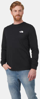 The North Face M L/S Redbox Tee Shirt Zwart - XL
