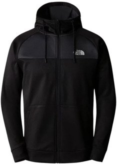 The North Face M Reaxion Fleece F/Z Hoodie Zwart - S