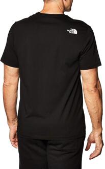 The North Face M Standaard SS T-shirt in Zwart - maat S