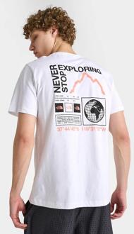The North Face M STORY BOXES T Shirt in Wit