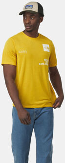 The North Face Mountain Foundation Coordinates T-shirt Oranje - XL