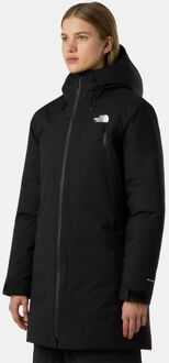 The North Face Mountain Range Waterdichte Donsparka Dames Zwart - L
