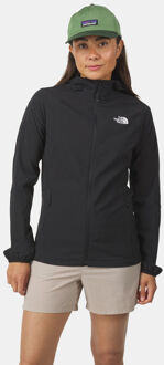 The North Face Nimble Hoodie Softshell Jas Dames Zwart - XS