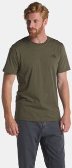 The North Face NSE Box Edge Of Light Infill Relaxed-T-shirt Groen - S