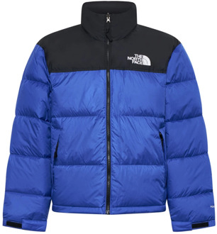 The North Face Nuptse 1996 Retro donsjack met ritszakken Kobaltblauw