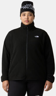 The North Face Plus Size Glacier Fleecevest Dames Zwart - 2X