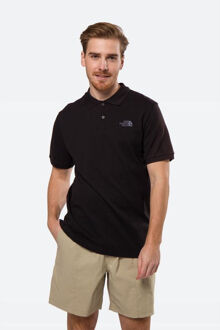 The North Face Polo Piquet Heren - Zwart - Maat S