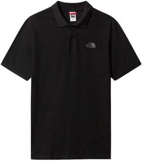 The North Face Polo Piquet Heren - Zwart - Maat S