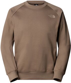 The North Face Raglan Box NSE Crew Casual Sweater Heren XS Bruin