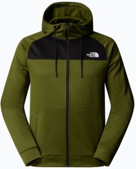 The North Face Reaxion Fleece F/Z Fleece Vest Heren S Donkergroen
