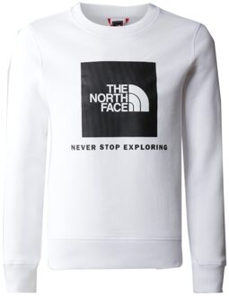 The North Face Redbox Crew Casual Sweater Jongens 140 Wit