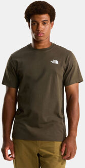 The North Face Regular Graphic T-shirt Groen - L