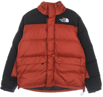 The North Face Rode Dons Parka Streetwear Stijl The North Face , Brown , Heren - Xl,Xs
