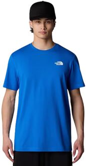 The North Face S/S Redbox Casual T-shirt Heren XL Blauw