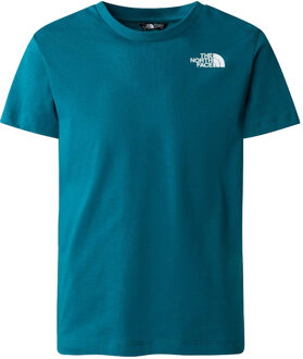 The North Face S/S Redbox Casual T-shirt Jongens 140 Donkerblauw