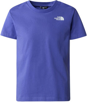 The North Face S/S Redbox Casual T-shirt Jongens 152 Paars