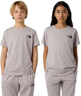 The North Face S/S Simple Dome Casual T-shirt Jongens 140 Grijs