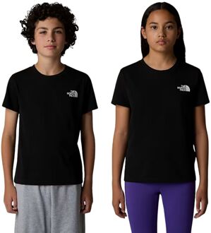 The North Face S/S Simple Dome Casual T-shirt Jongens 140 Zwart