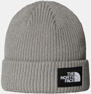The North Face Salty Lined Beanie Muts Grijs - One size