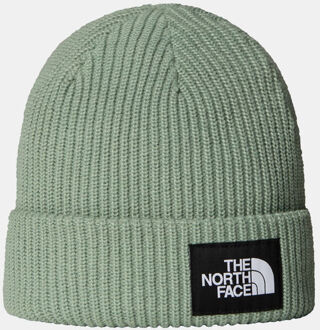 The North Face Salty Lined Beanie Muts Groen - One size