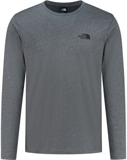 The North Face Simple Dome Longsleeve Shirt Heren grijs