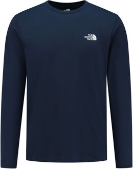 The North Face Simple Dome LS Tee Shirt Blauw