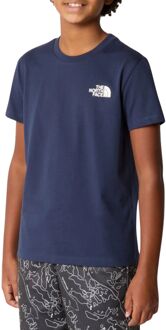 The North Face Simple Dome Shirt Junior donkerblauw - M-140/152