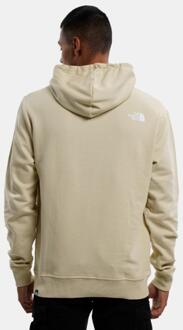 The North Face Standard Heren Hoodie in Bleached Sand Zand - XL