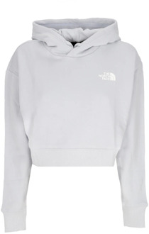 The North Face Stijlvolle Crop Hoodie Periwinkle The North Face , Gray , Dames - M