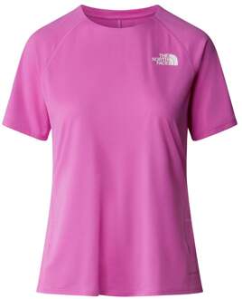 The North Face Summit High Trail Hardloopshirt Dames pink - M