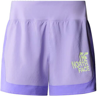 The North Face Sunriser 4in Hardloopshorts Dames paars - S,M,L