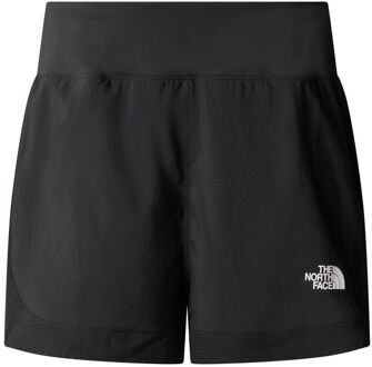 The North Face Sunriser 4in Hardloopshorts Dames-Zwart - XL