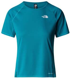 The North Face Sunriser Hardloopshirt Dames-Turkoois - M
