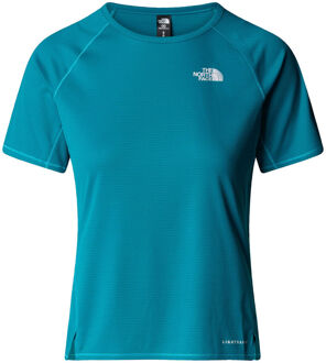 The North Face Sunriser Hardloopshirt Dames-Turkoois - XS