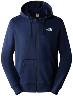 The North Face Sweater met rits Hoodies The North Face , Blue , Heren - Xl,L,M