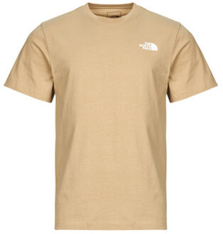 The North Face T-shirt Korte Mouw The North Face EVOLUTION BOX NSE REGULAR SHORT SLEEVE TNF" Beige - M, XL