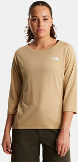 The North Face Tanken 3/4 T-Shirt Dames Bruin - L
