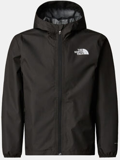 The North Face Teen Zipline Rain Jacket Gevoerde Jas Junior Zwart - XXL