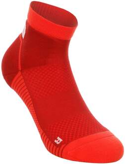 The North Face Trail Run Quarter Hardloopsokken Unisex donkerrood - 39-41