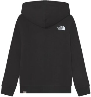 The North Face Unisex Hoodie met grafische print voor kinderen, zwart - S