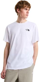The North Face Vertical Regular Casual T-shirt Heren XL Wit