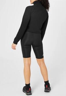 The North Face Womens 100 Glacier Cropped ¼ Zip Fleece in Zwart - L