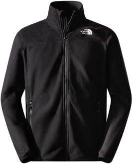 The North Face Zwarte fleecejas met volledige ritssluiting The North Face , Black , Heren - Xl,L,M,S