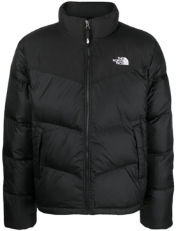 The North Face Zwarte synthetische jassen voor heren The North Face , Black , Heren - Xl,L,S