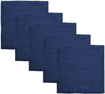 The One Gastendoekjes 450 gram 30x30 cm Navy (5 stuks)