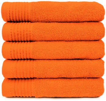 The One Handdoek 450 gram 50x100 cm Oranje